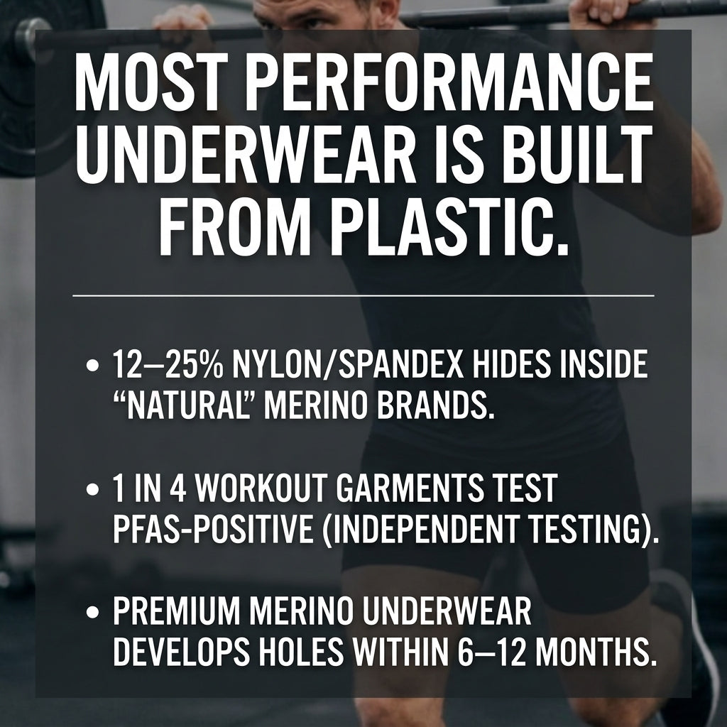100% Merino Wool Performance Boxer Briefs