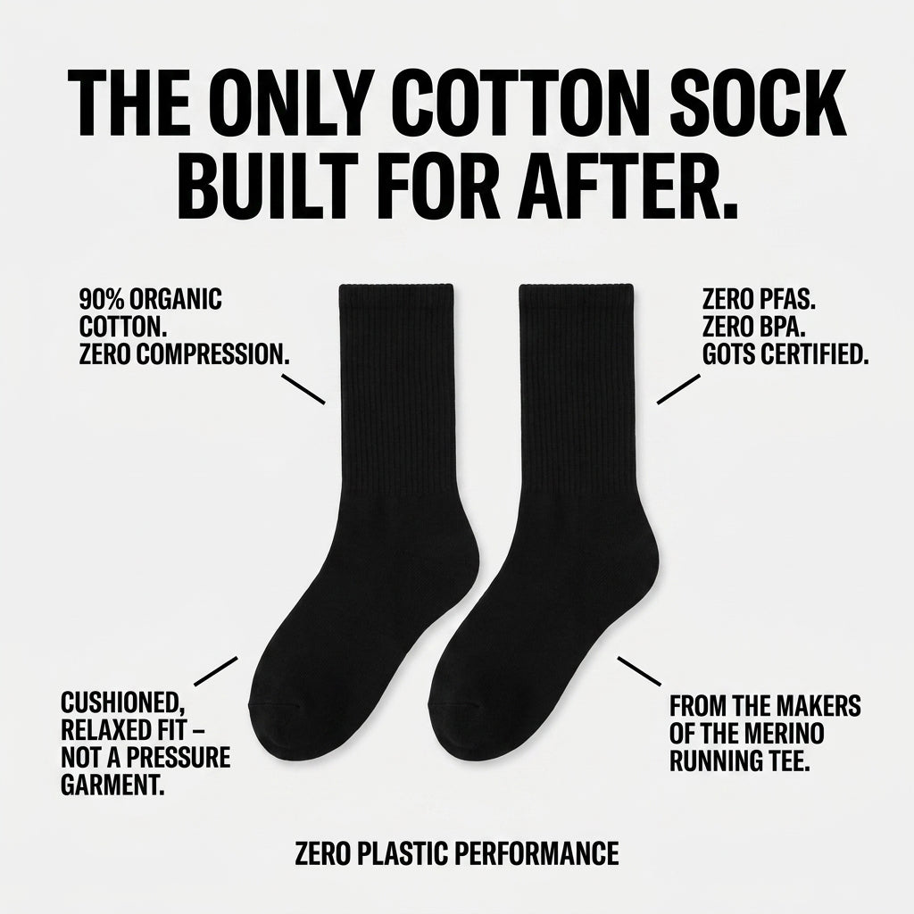 Natural Cotton Recovery Socks