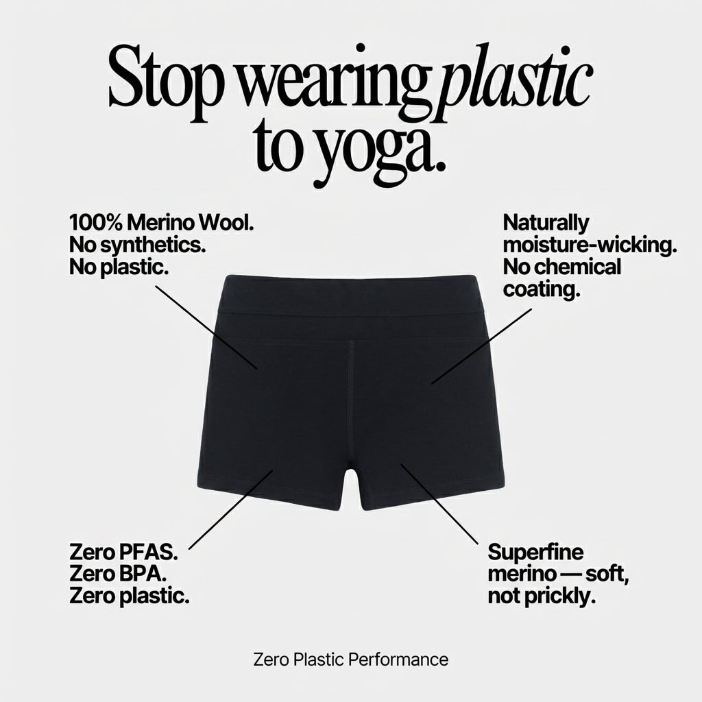 Merino Wool Yoga Shorts
