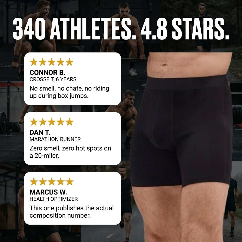 100% Merino Wool Performance Boxer Briefs
