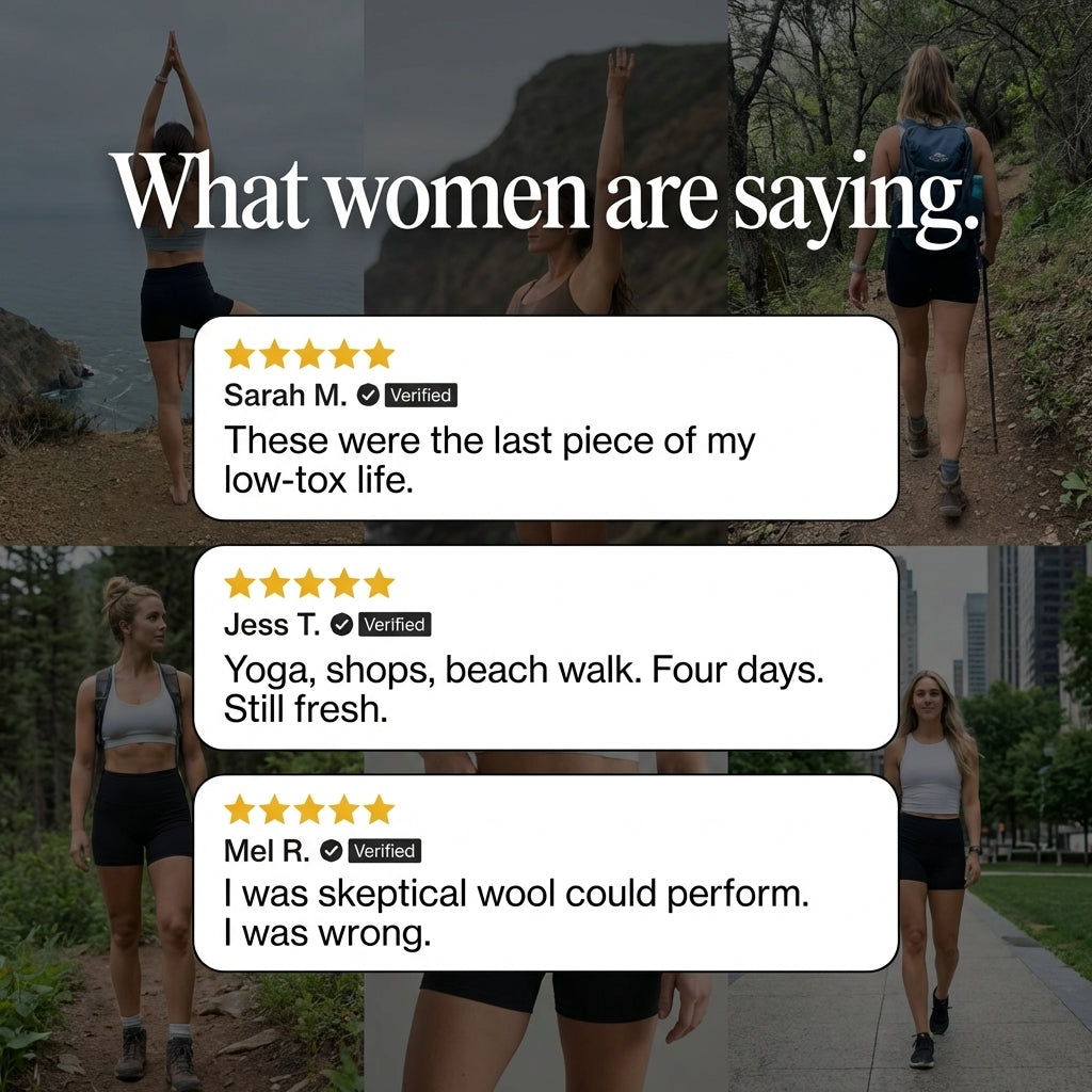 Merino Wool Yoga Shorts
