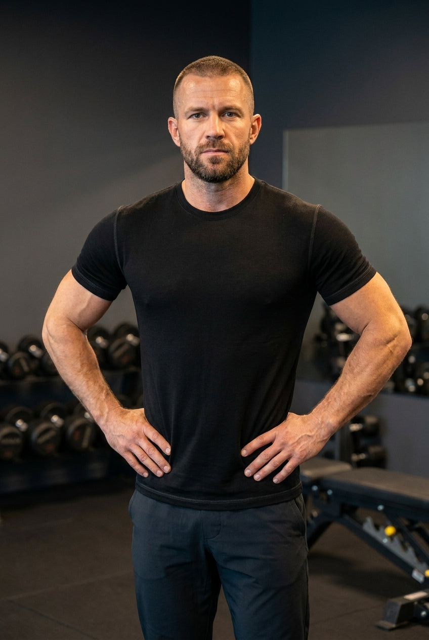 100% Merino Wool Gym Tee