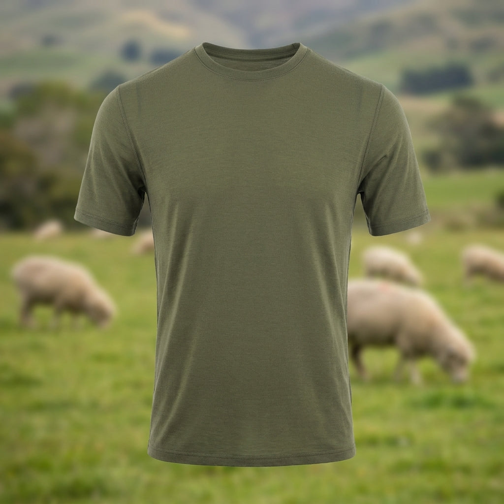 100% Merino Wool Running Tee